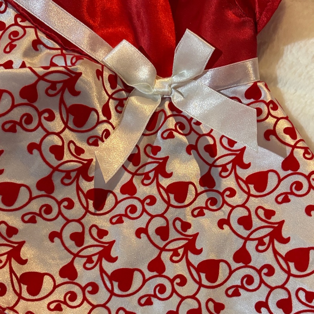 Build-A-Bear Red and White Heart Dress Set - Picture 5 of 8
